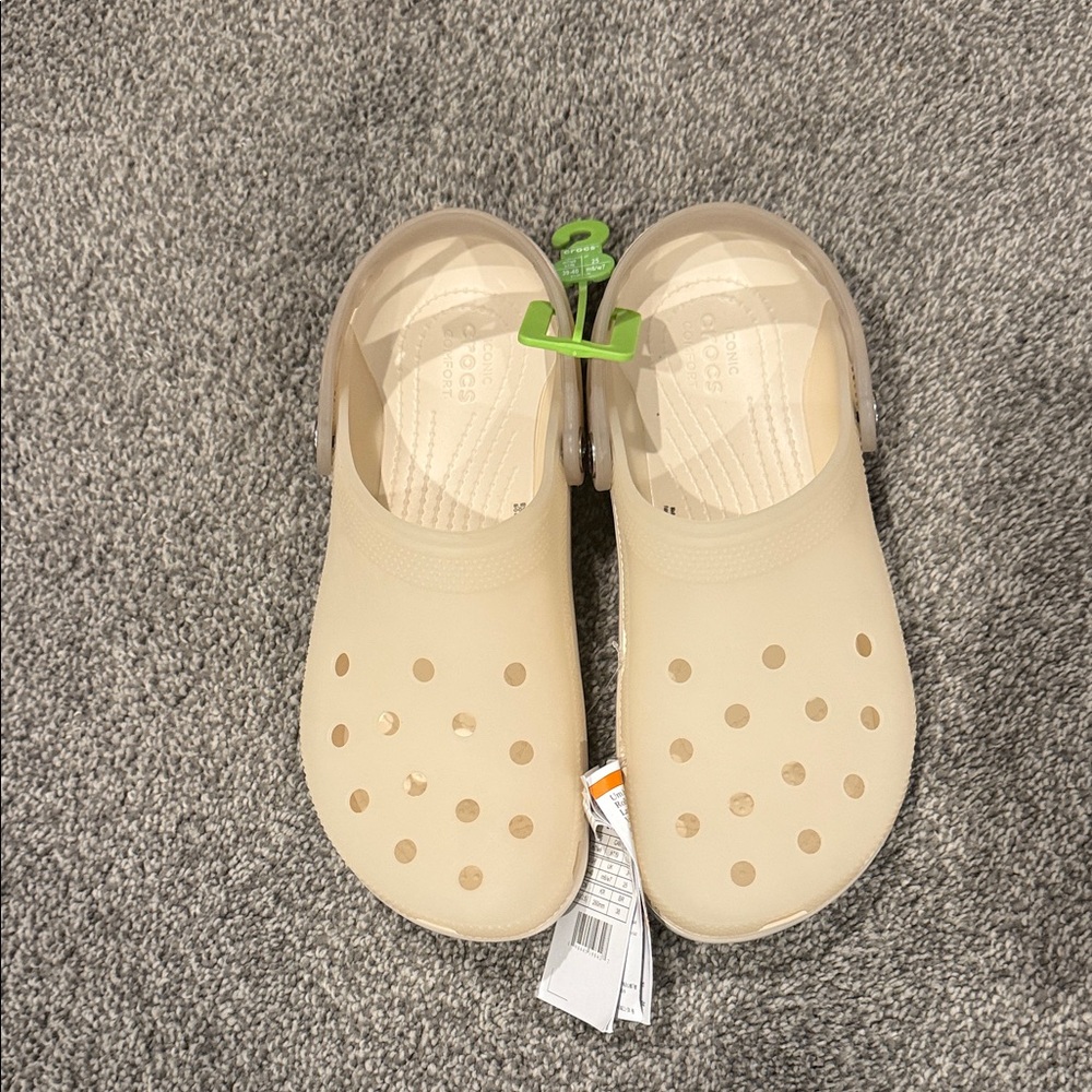 Women's Cream Clogs